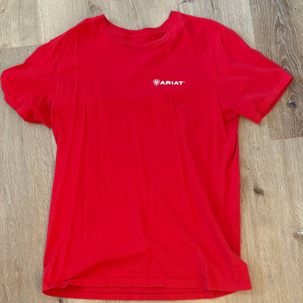 Ariat Kids Bold Red Short Sleeve Tee